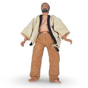 Vintage 1971 Mego Corp Action Jackson Figure Bearded Man 8" Not Complete READ